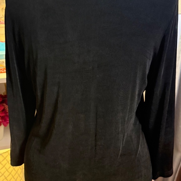 Amanda Paris London New York Embroidered Blouse SZ M 3/4 Sleeve Gothboho - Picture 4 of 6